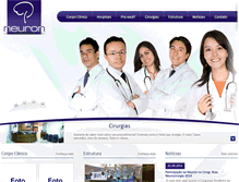 Tablet Screenshot of clinicaneuron.com.br